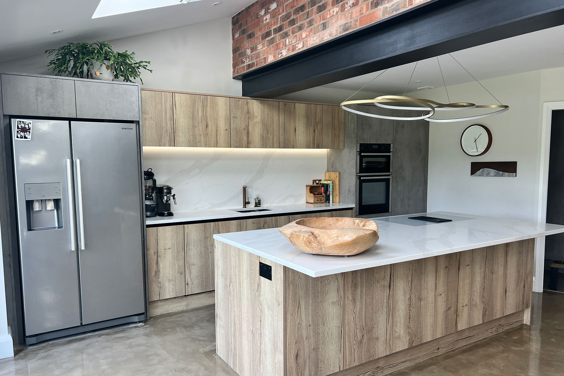 Modern kitchen fitting in Congleton